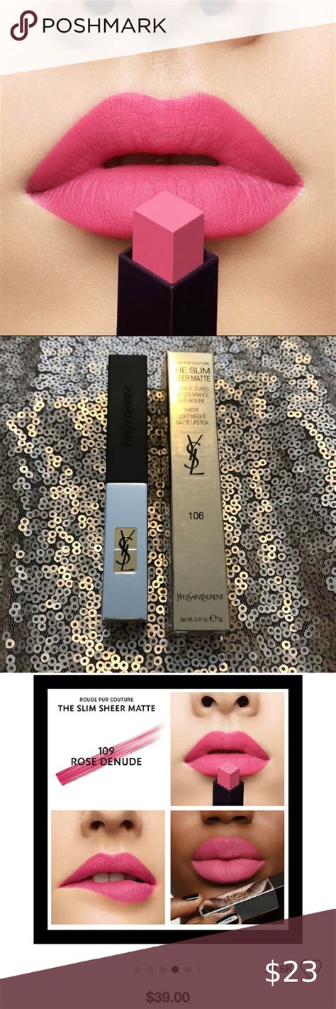 ysl lip 109|ysl beauty matte lipstick.